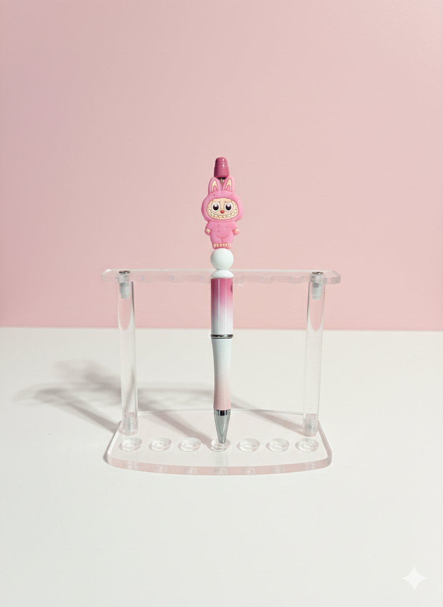 Pink White Labubu